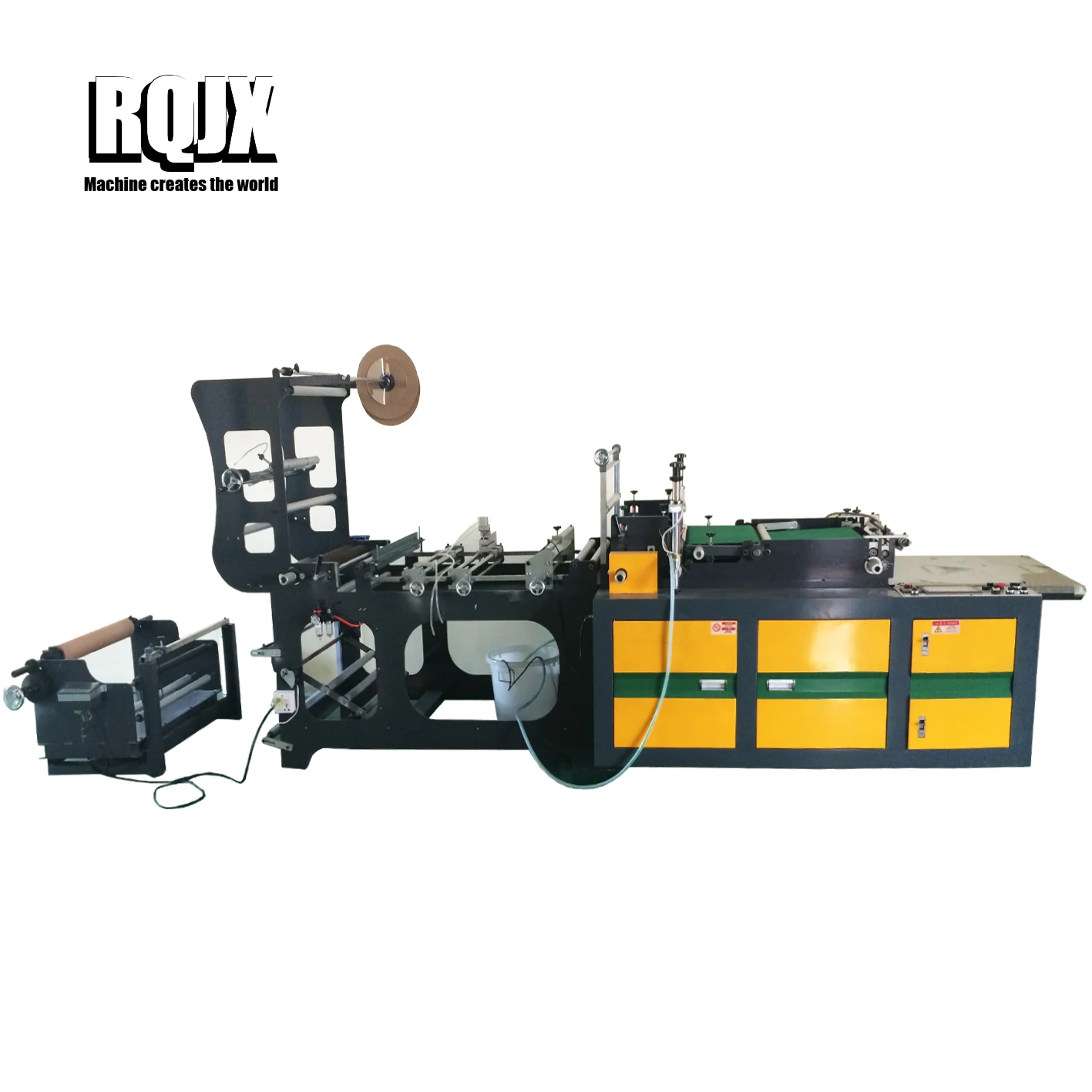 Fully Automatic paper opp plastic garbage carrier bag on roll making machine small