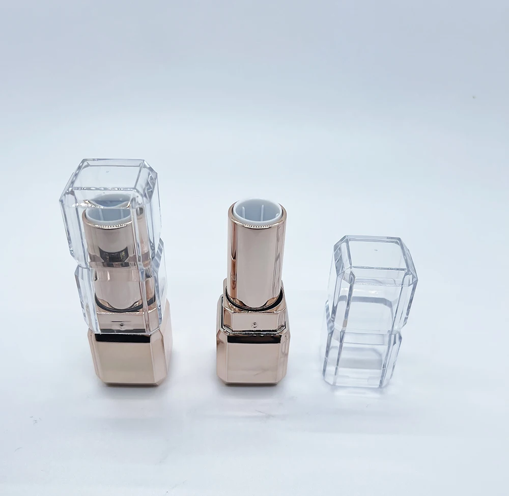 Empty Lipstick Tube with Transparent Cap