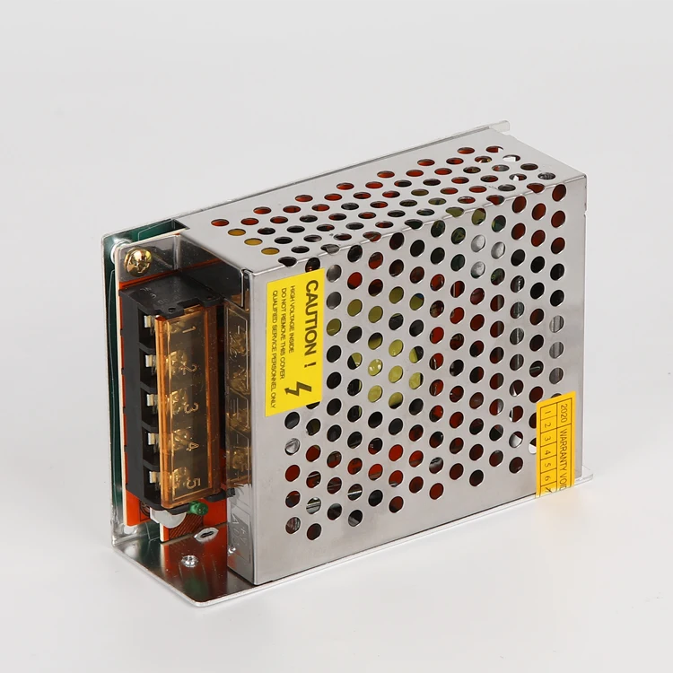 HIgh quality DC24V 60W metal body LED power supply non-waterproof LED driver for indoor lighting