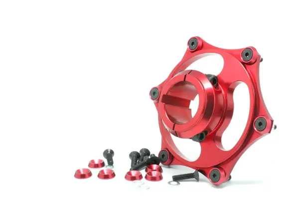 Custom Size CNC Axle Go Kart Part Aluminum Colored Sprocket Carrier for Racing Go Kart Part