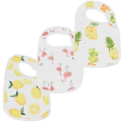 8layer 100% Cotton Muslin baby bandana drool bibs
