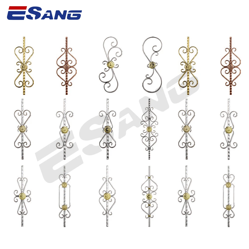 ESANG Railing Parts 304 316 Stainless Steel Balustrades Handrails Accessories Glass Railing Hardware For Stair Decoration