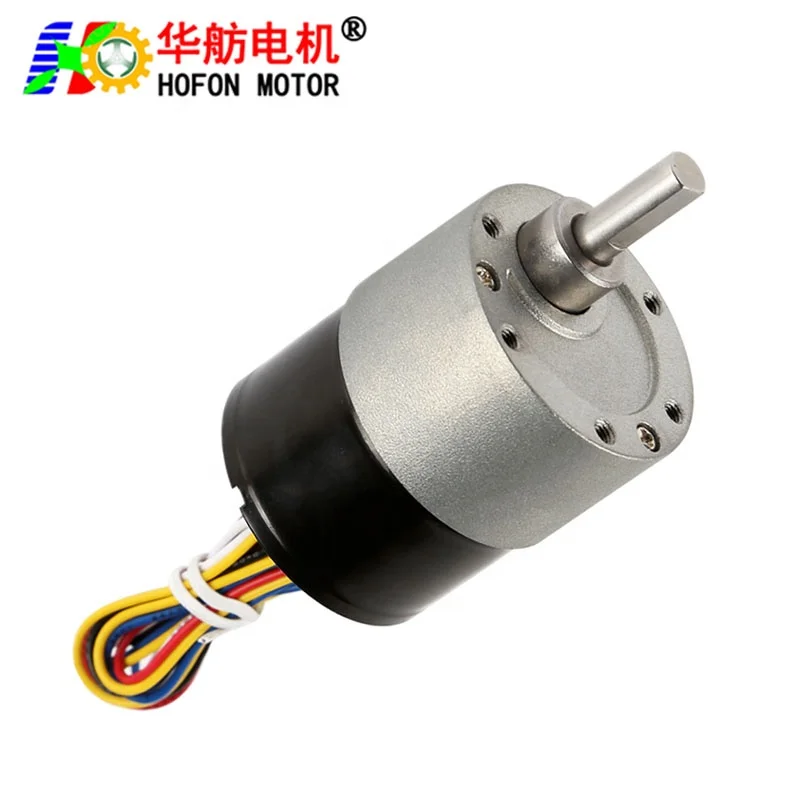 Hofon Motor 37mm 12V 24V GM37-3525BL large torque DC Brushless 12 volt geared Motor reducer Motor for Home Appliance