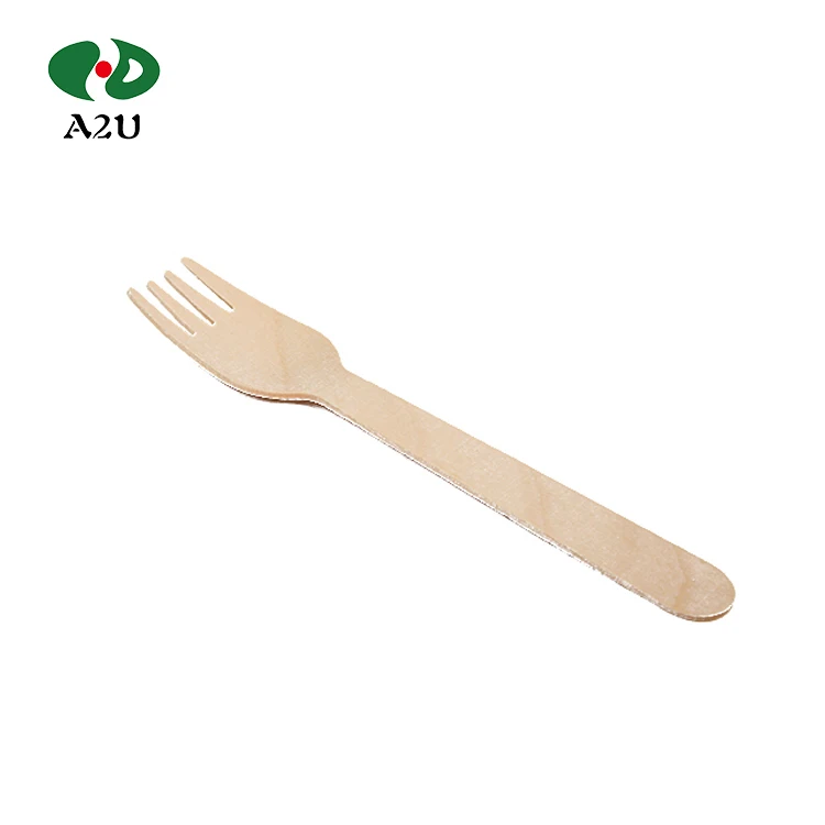 Wooden fork disposable single children camping degradable compostable mini
