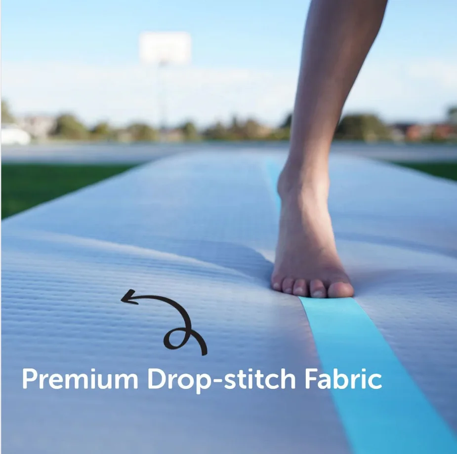 Drop Stitch Technology Air Floor Welded Rail 3 Meter Gymnastics Air Mat Fitness Air Track 3*1*0.2M