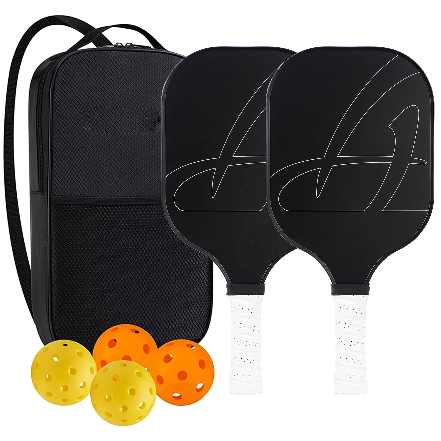 2024 New Product  Aeolus1.0 Edgeless Unibody Thermoforming Carbon Fiber Pickleball Paddle With Hole