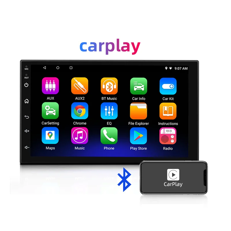 10inch Touch Screen 2 Din Multimedia Car DVD Player Stereo Monitor Universal Car Radio With Camera