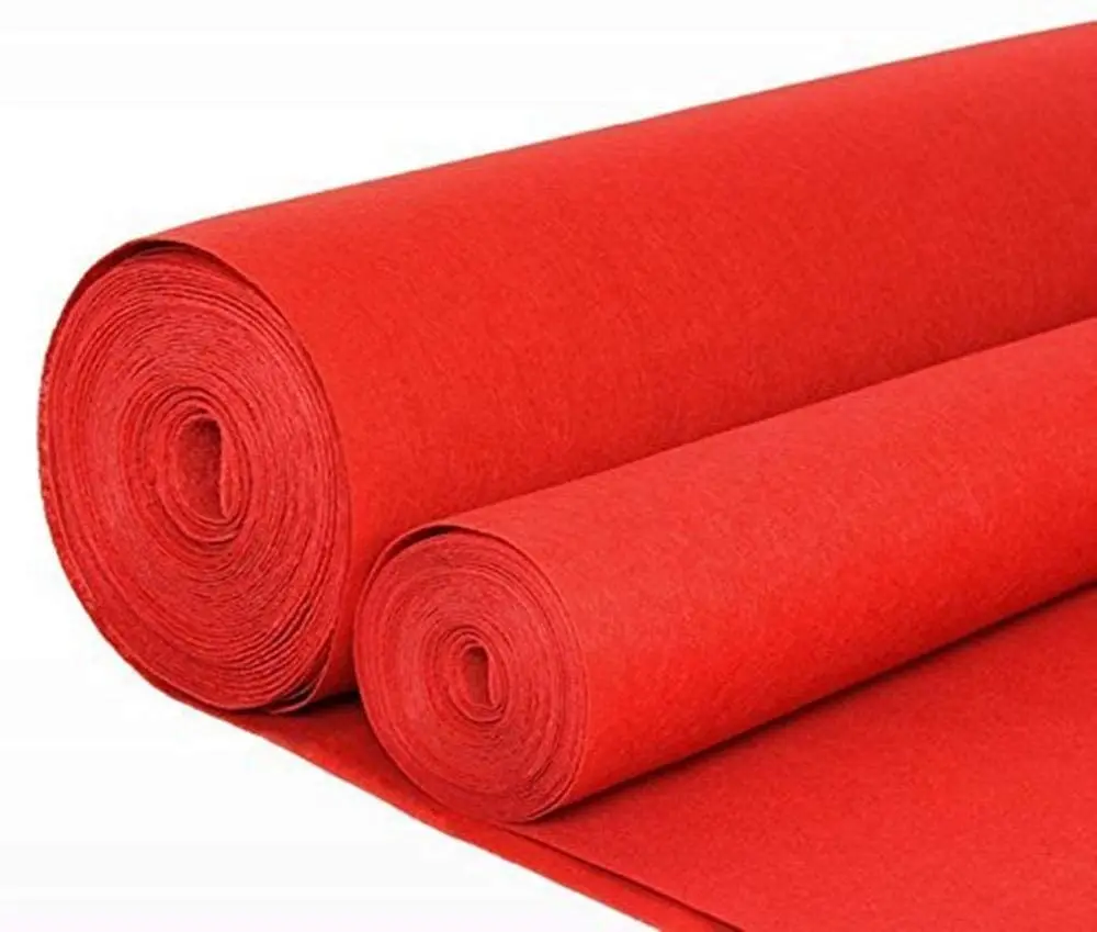 red felt carpet runner wedding accessories carpet rugs non woven floor mat needle wool felted carpet rugs