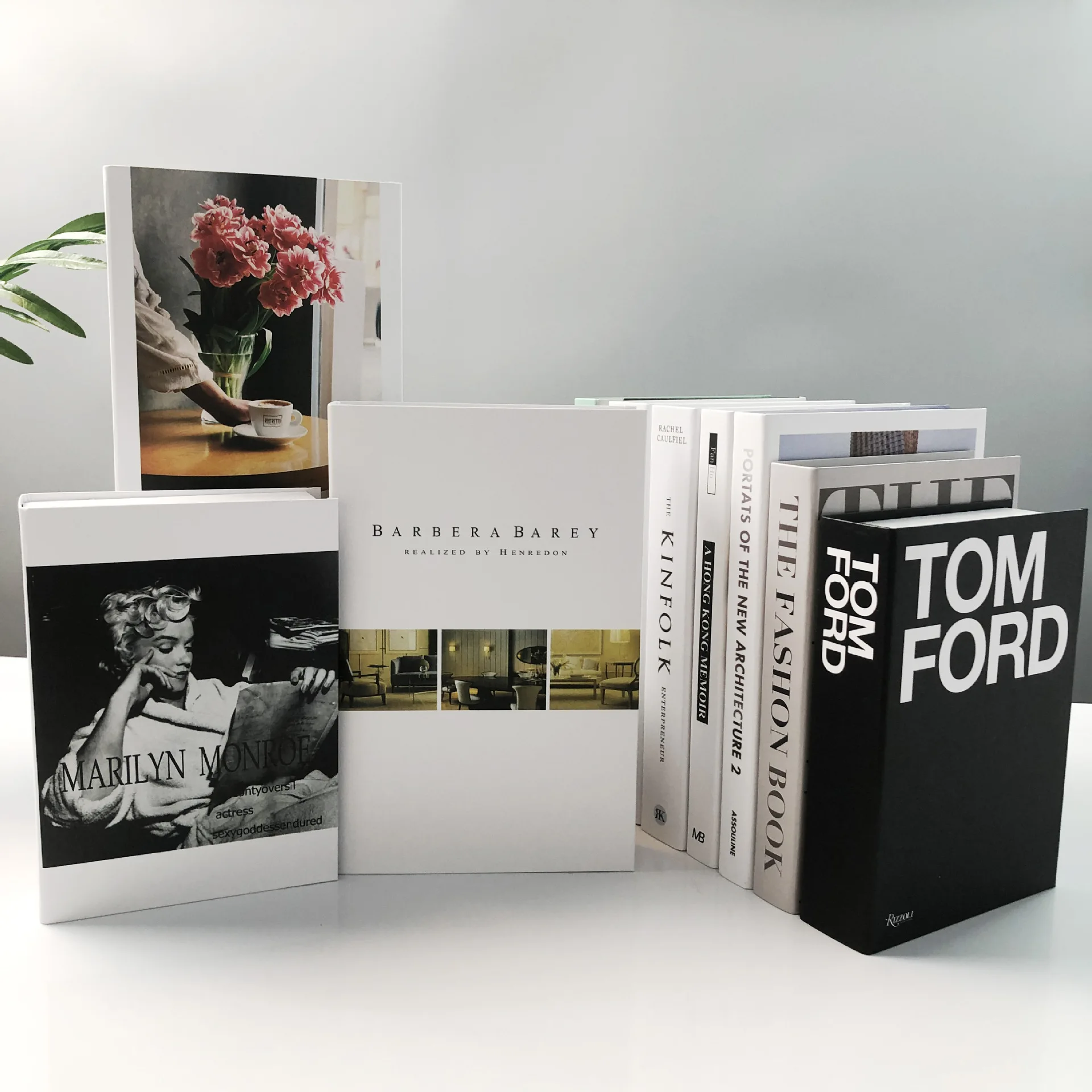 2022 Hot selling folded  decor book brand design home decoration books for home
