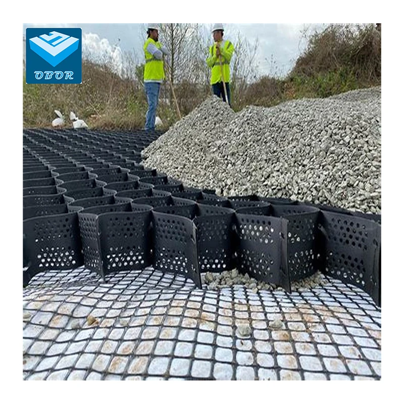 50-200mm High Strength HDPE Geocell for Railways/ Airports/ Municipal Roads