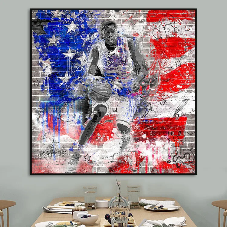 Decoration Wall Art Craft Graffiti Oil Painting Canvas Modern Abstract Wall Art Street Graffiti Oil Canvas Painting