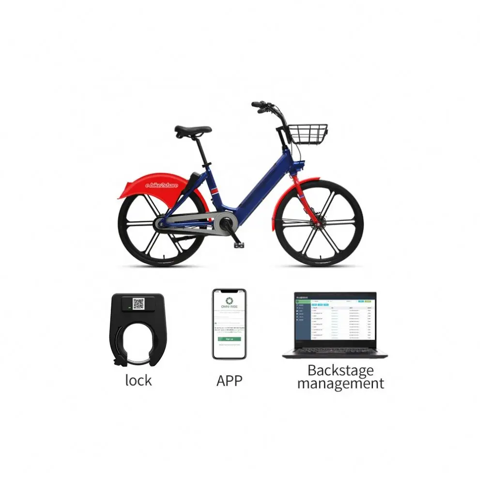 Shared Ride Program Electronic Bike Share Frame Automatic Electric City Sharing System Solution Lock Para Compartir Bicicletas