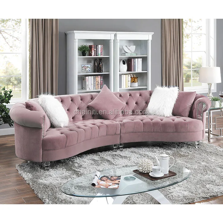 
New design fabric sofas home couch living room sofa furniture arm with Acrylic decor 