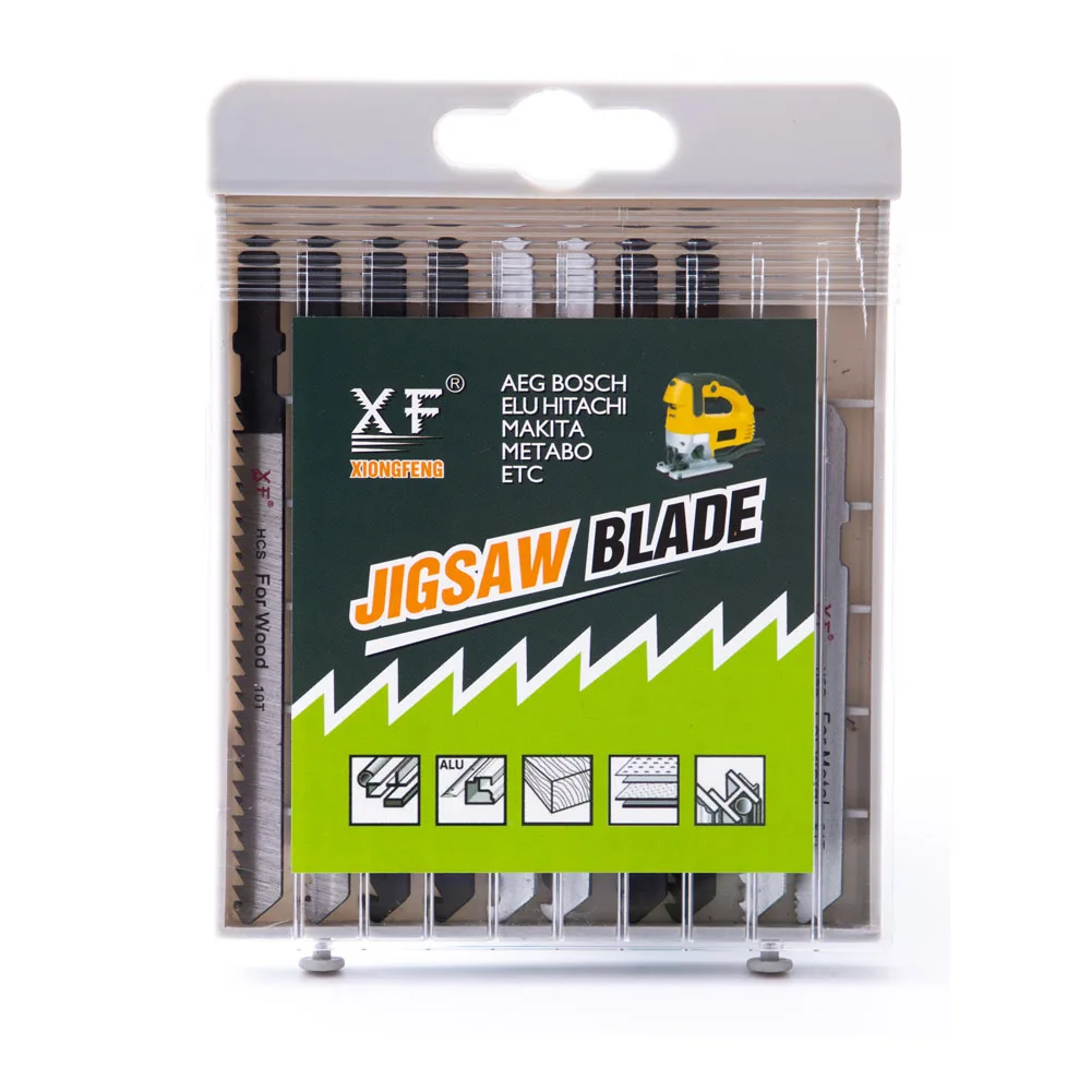 3 Pack Double Blister Bi-Metal Jig Saw Blade for Cutting Wood Boards