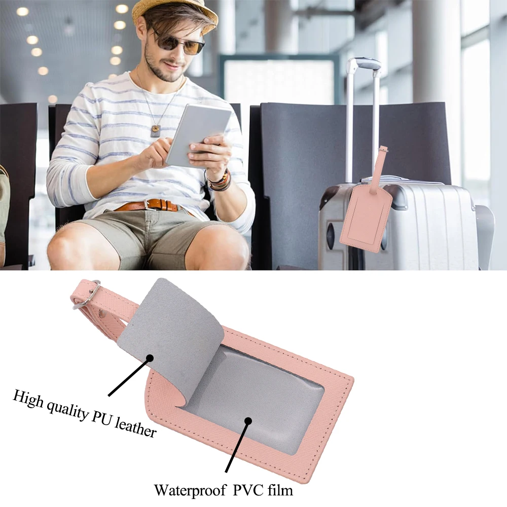 Factory wholesale Personalized Bridesmaid Gift Name ID Address Tag Suitcase travel Luggage Tag