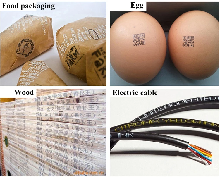 
Factory price Mulitifuncitional industrial bar code Metal date inkjet printer machine glass hashtag egg ink printers 