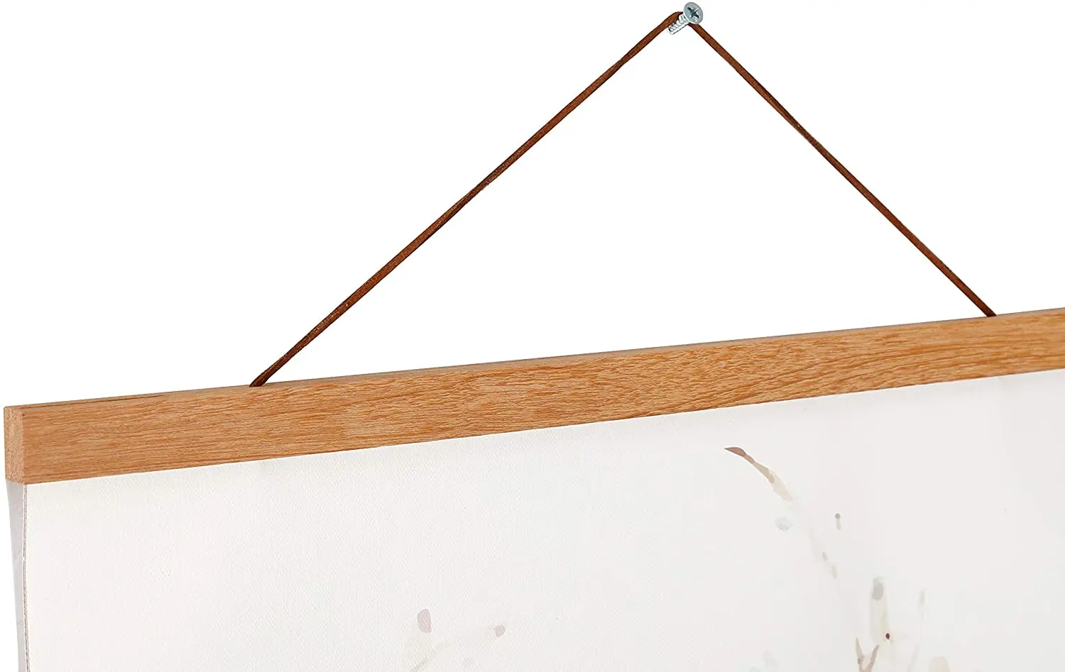 Wall Hanging Picture Frame Magnetic Poster Hanger Personal Rectangle Wooden Frame Photo Frame Teak Custom Size Wooden Posterbars