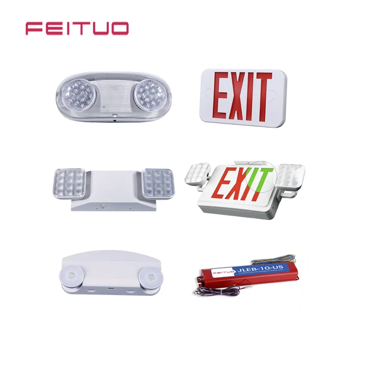 Made by FEITUO: UL Listed JLEU9 LED Emergencia rechargeable light LED Emergency Lights