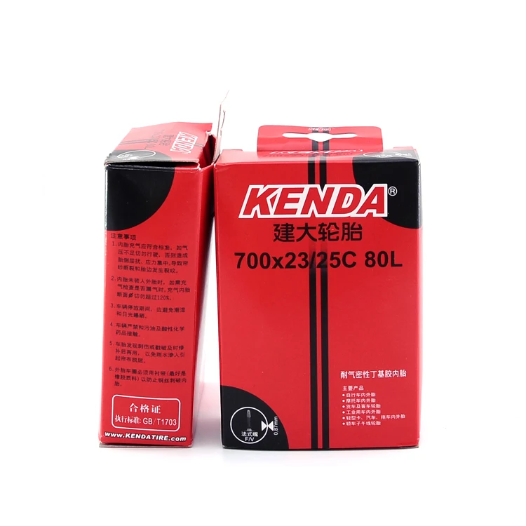 Super light high quality Kenda 700*23/25 Road bicycle tire inner tube