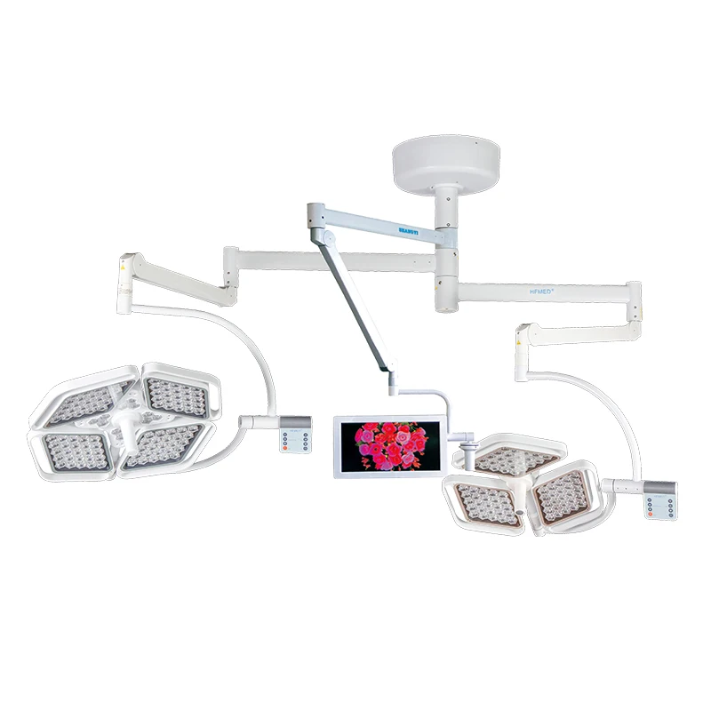 HF-L3+4-TV Double LED Operating Lamp with Camera Medical Lights Source LED Ot Lights with TV