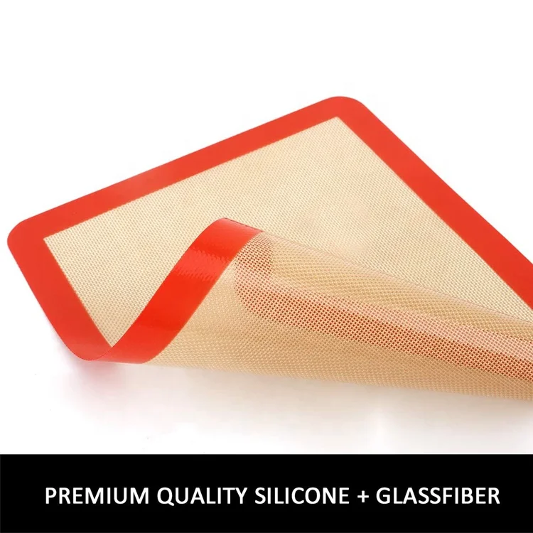 Custom Silicon Mat Kitchen Baking Non-stick Pastry Macaron Baking Mat Cookie Sheet Perforated Silicone Baking Mat