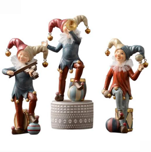 Joker Figure Clown Circus Home Decoration