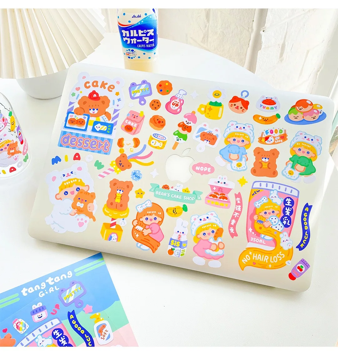 Korean INS Cute Cartoon Stickers DIY Creative Mobile Phone iPad Decorative Stickers