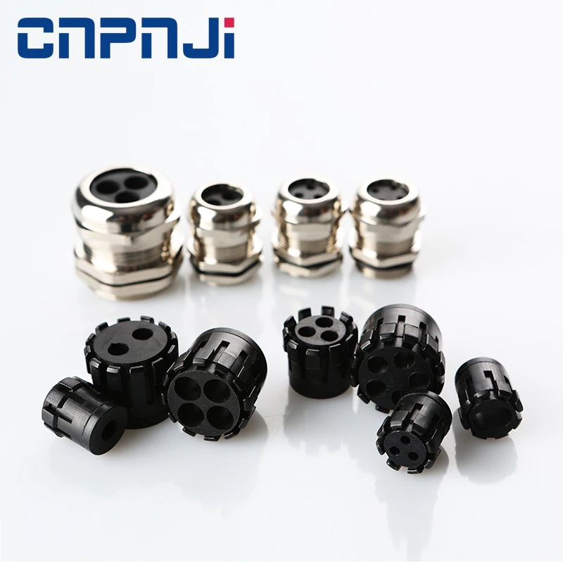 Hot-Selling brass  4 holes pg type multi-hole adapter  Multiple Entry Type Wire Cable Gland