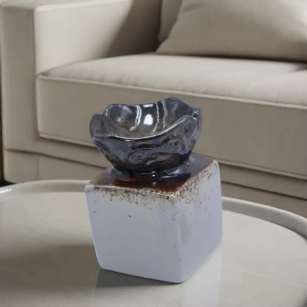 Best Selling Luxury Ceramic Candle Warmer Ceramic Essential Oil Burner for Home Decoration