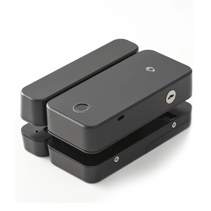 Safety Rim Keyless Wifi Biometric Fingerprint Face Recognition Office Electric Motorized Door Lock