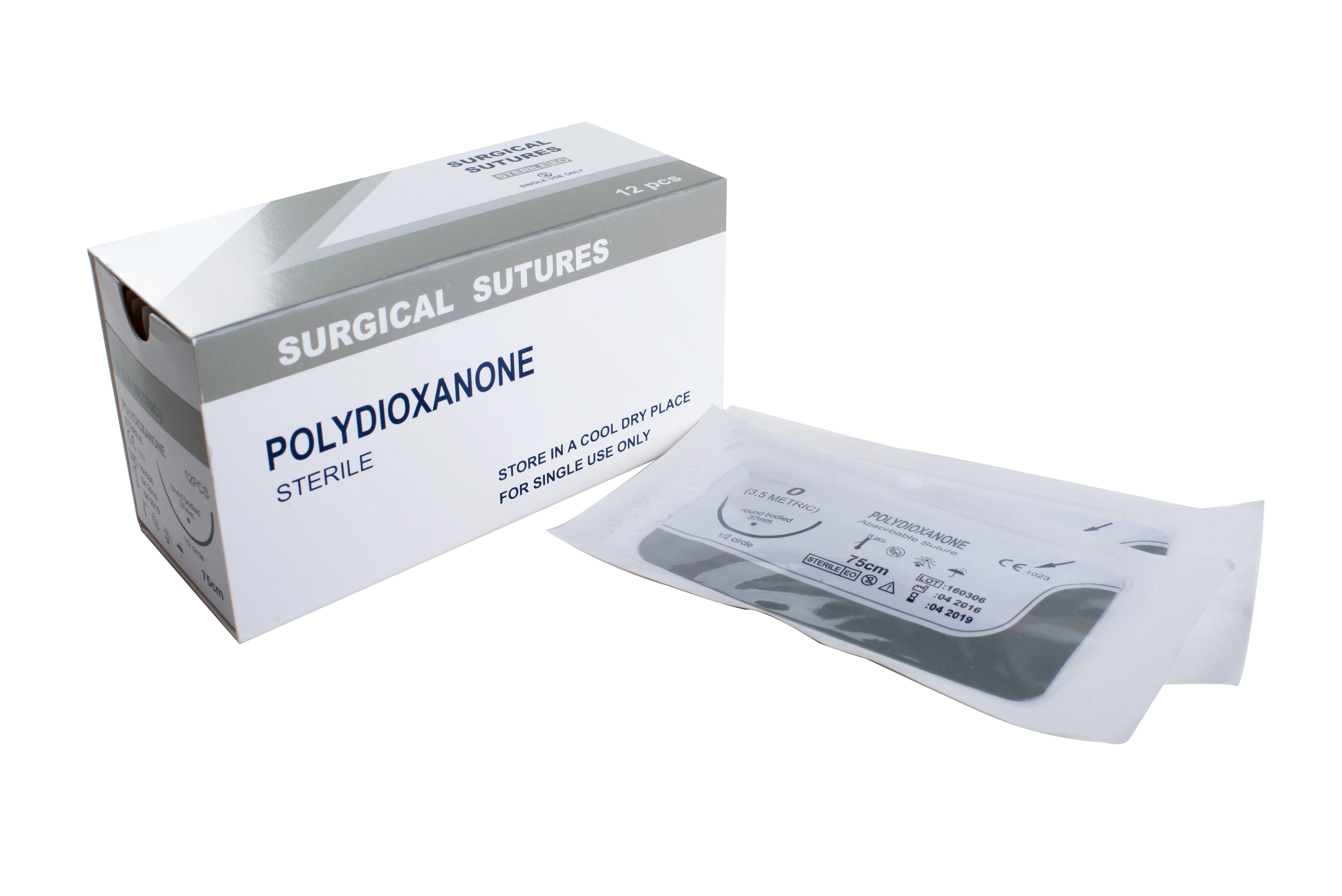 
absorbency disposable surgical sutures with needles thread Silk Braided 
