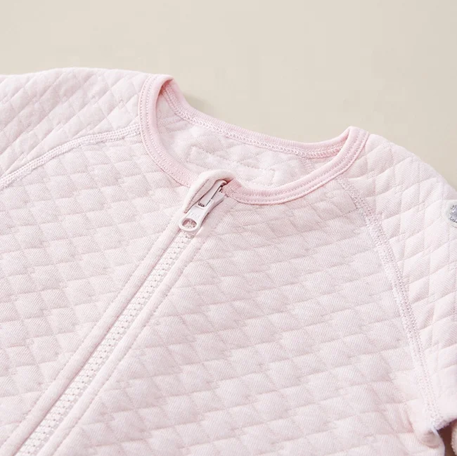 Simply New Baby Padded Cotton Romper Winter Warm Organic Baby Side Zipper Rompers