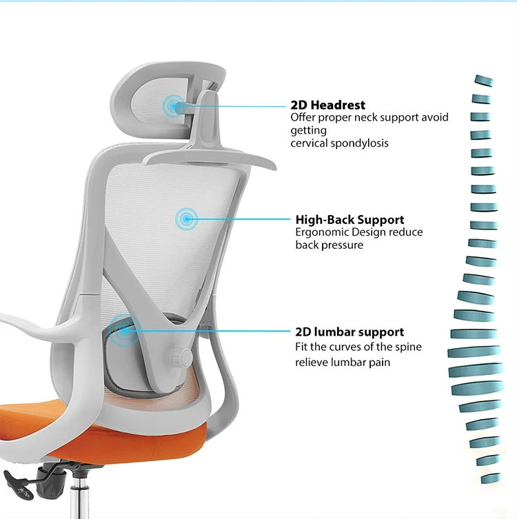 NOEL Wholesale Simple High Back Office Chair Modern silla ejecutiva de oficina Adjustable Swivel Computer Chairs For staff