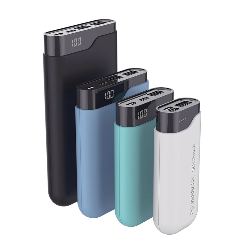 MI pocket Wholesale OEM gift 18650 rechargeable battery USB mobile charger 4000 mah power bank for mobile phones