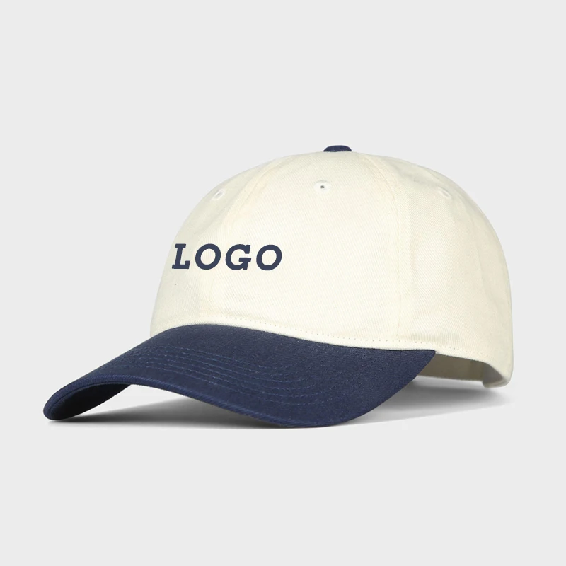 Wholesale custom pvc patch two tone dad hat dad cap two tone dad hats two tone