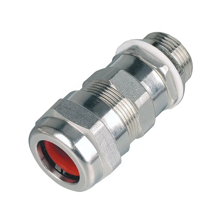 Nickel Plated Brass Gland Cable Glands Ex BDM With Ce Certificate