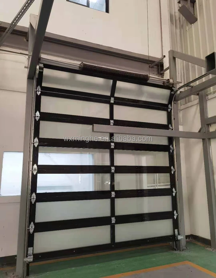 polycarbonate two car garage door sectional garage door hardware