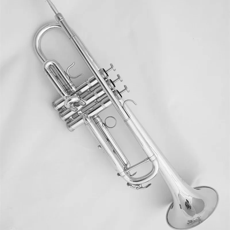 Good quality factory price professional silver color Nickel silver alloy cheap copper pipe custom BB trumpet