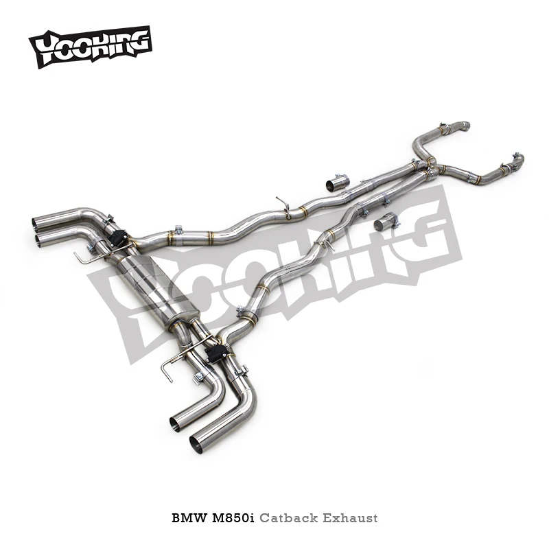 Выхлопной глушитель ODM SS304 для BMW M850 M850i Alpina B8 G14 G15 G16 4.4TT 2019-2023 стальная выхлопная труба Catback