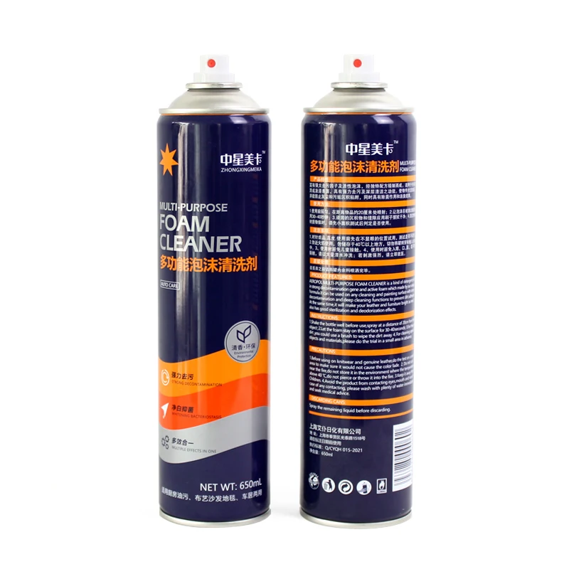 Hot Sale Crash Visor Cleaning Helmet Deodorizer Foam Spray Cleaner