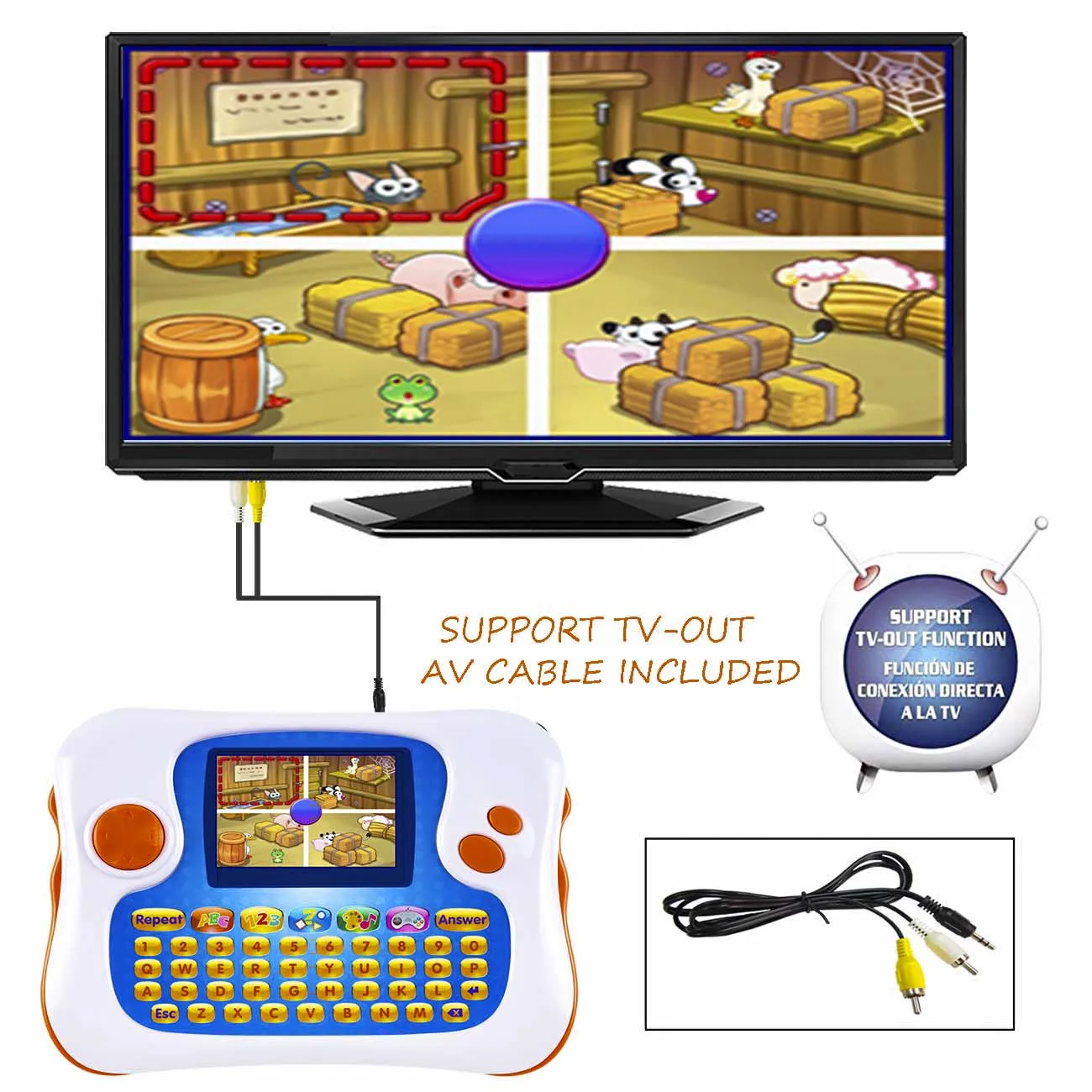 Hot Sell Children Learning Computer english-learning machine For Kids English Language Education Machine Tablet Toy Gift