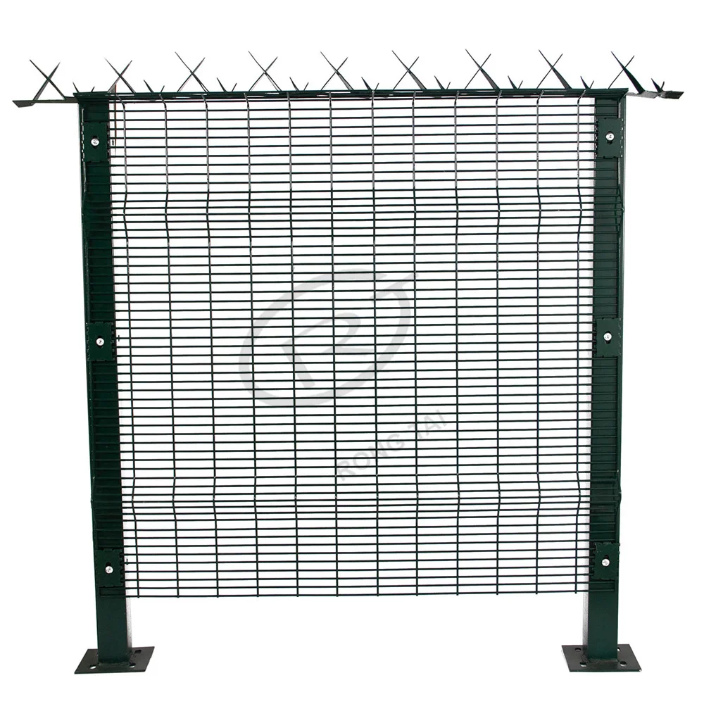 high security anti-climb mesh 358 clearvu fence