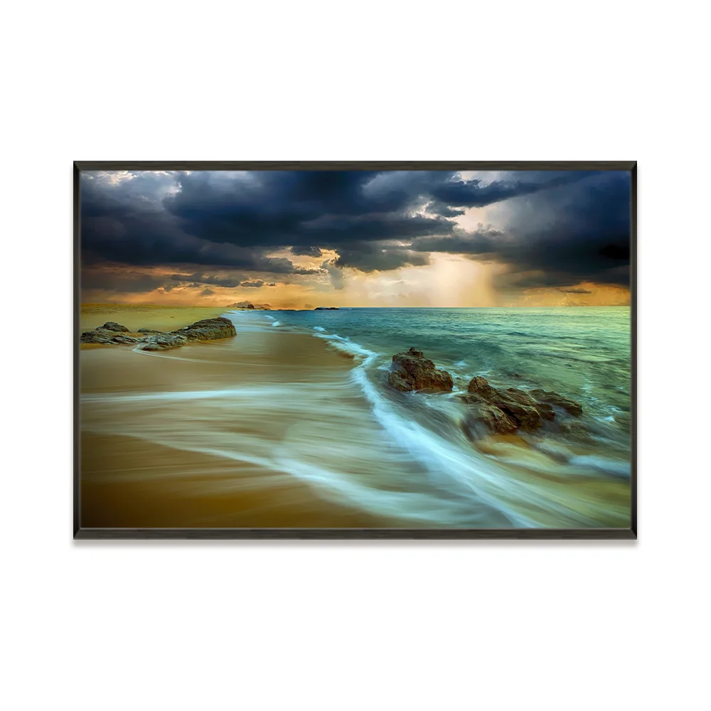 Canvas Wall Art Paintings Home decor painting poster wall art for home hotel decorations Abstract Seascape Painting Printed