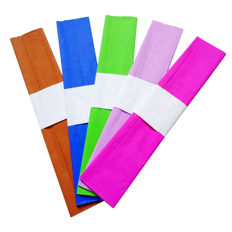 High Quality Color Craft Crepe Tissue Paper for Crafting/Flower Packing/Gift Wrapping