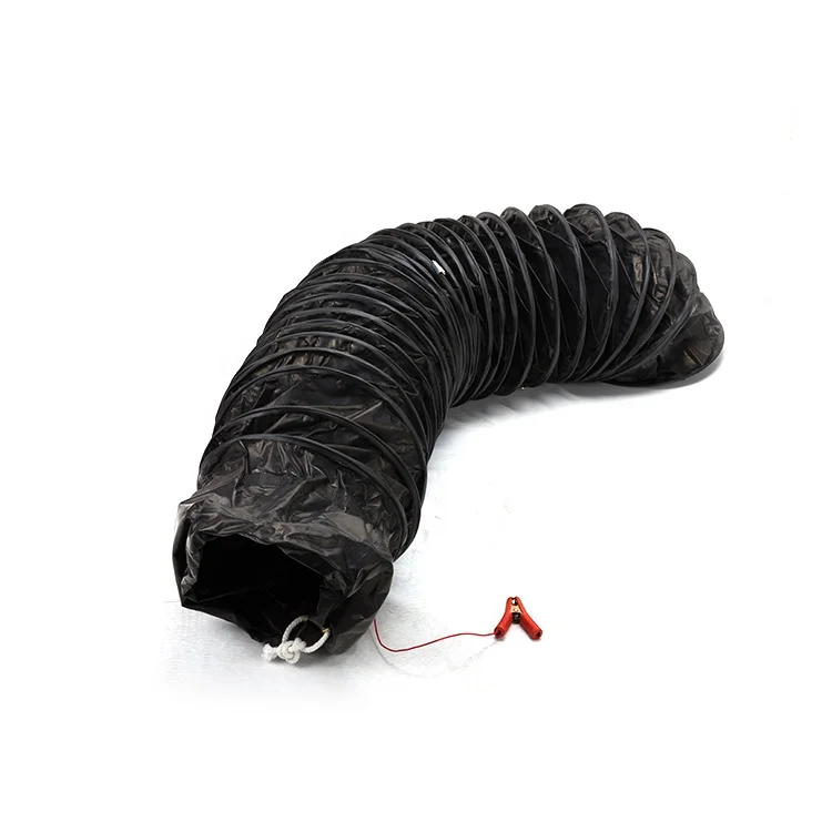 12 inch Anti-static Flexible Black Duct Hose 300MMX5M
