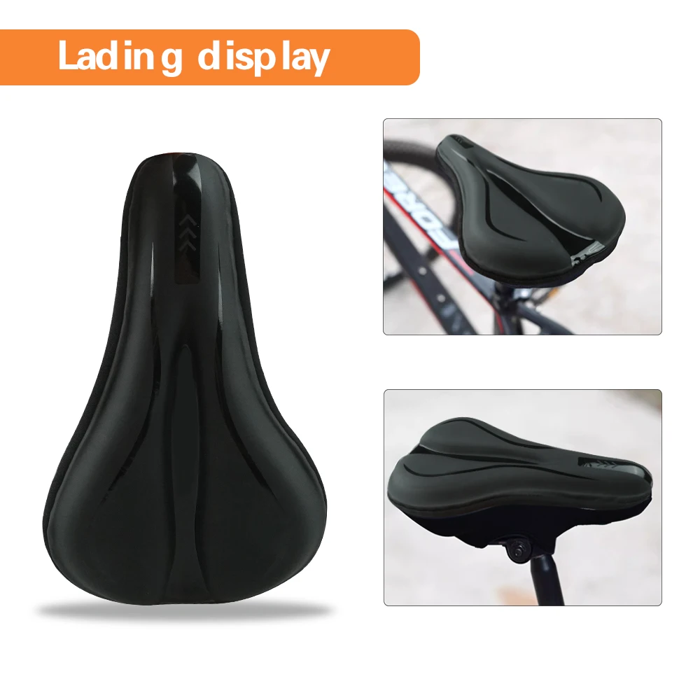 Bike Saddle Cover Soft Bike Seat Cover Comfortable Anti-Slip Cycling Seat Cover For Road Mountain Bike