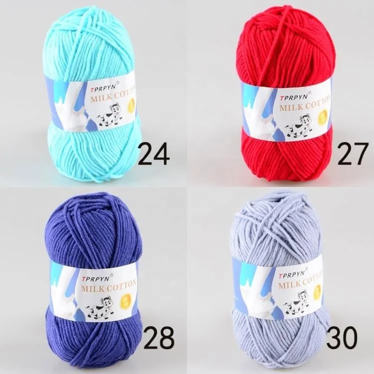 
Factory direct sales 50g cotton thread hand knitting crochet milk cotton yarn 