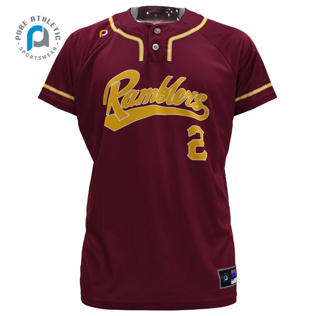 American custom baseball jersey Breathable polyester sublimation baseball jersey Youth blank Plus size baseball jersey custom