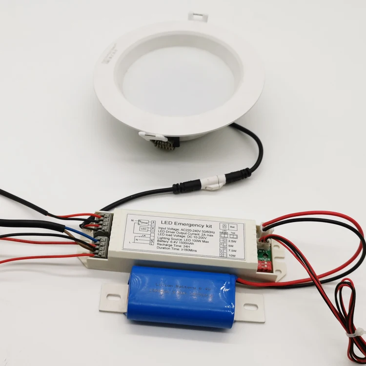 
full set battery backup emergency led panel light 20w emergency light inverter 
