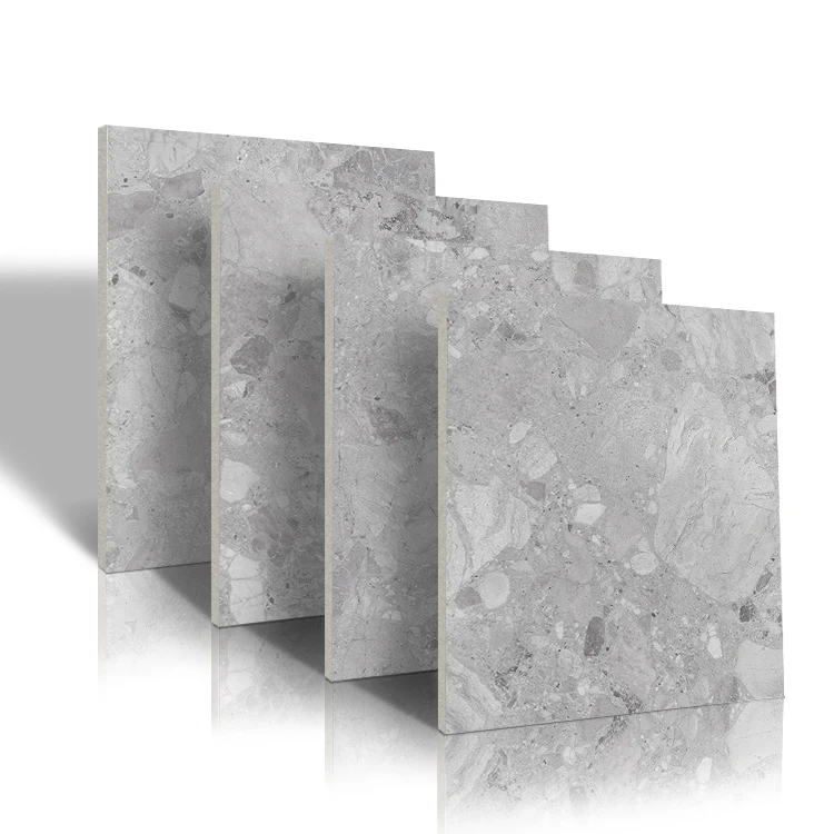 600*600 Full Body Non Slip Grey Porcelain Floor Rustic Concrete Paving Outdoor Tiles For Garden